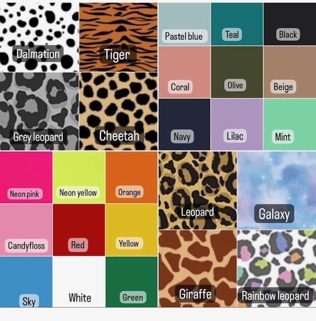 COLOUR OPTIONS
